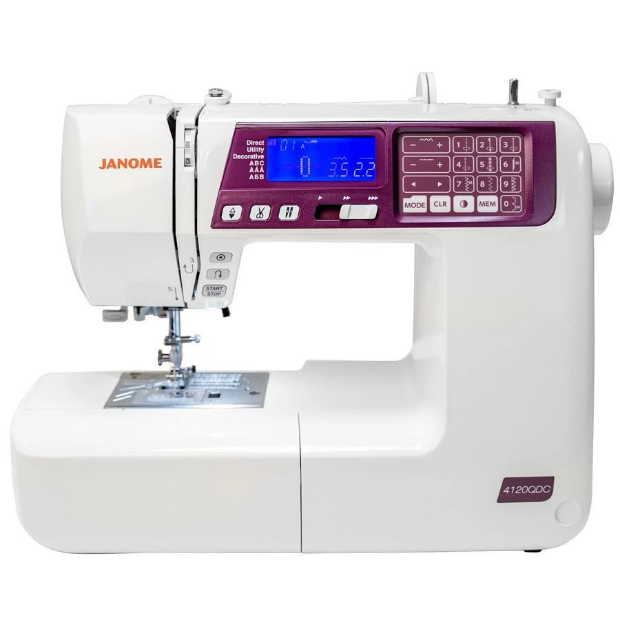 Janome 4120QDC-G Computer Sewing Machine (Purple/Grape Color) 1 Janome 4120QDC-G Computer Sewing Machine (Purple/Grape Color)