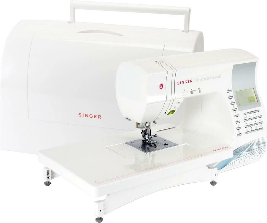 Singer Quantum Stylist 9960 Quilter Sewing Machine W/ FREE Hard Case 1 Singer Quantum Stylist 9960 Quilter Sewing Machine W/ FREE Hard Case