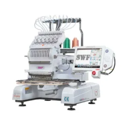 SWF MAS 12 Needle Embroidery Machine (Includes Cap Driver, Cap Frames And Stand)