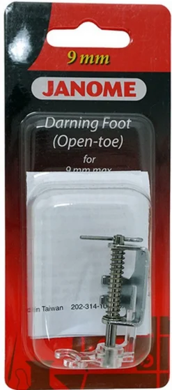 Janome 9mm Open Toe Darning Foot (202314002)