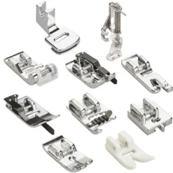 10 Low Shank Piece Presser Foot Kit For The Bernette B37 And B38