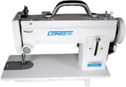Consew CP206RL Portable Walking Foot Sewing Machine W/ Drop-feed & Reverse Stitch