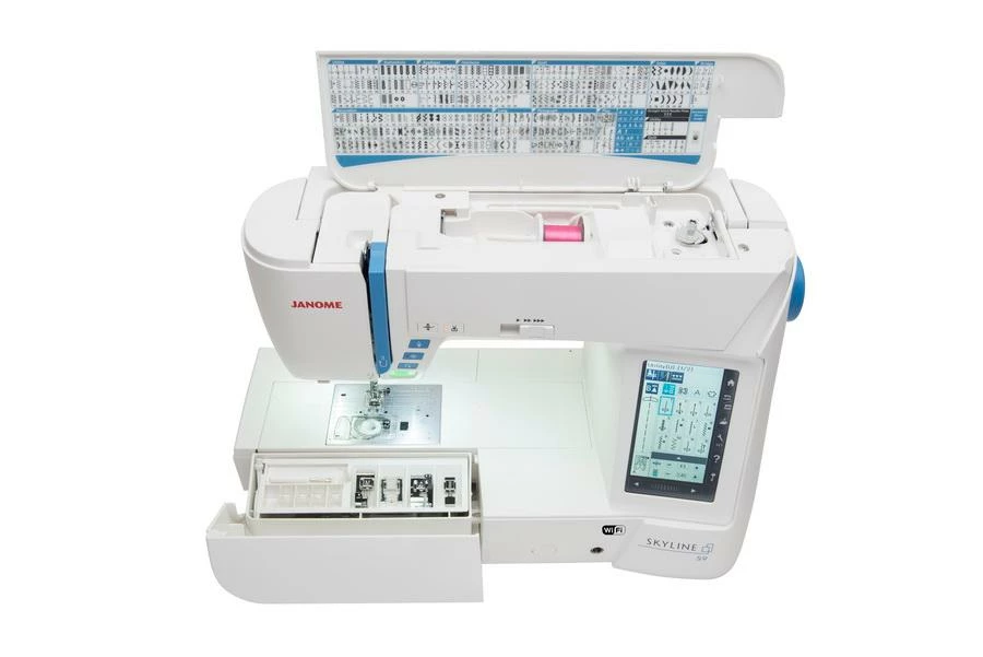 Janome SKYLINE S9 Sewing And Embroidery Machine In One 13 Janome SKYLINE S9 Sewing And Embroidery Machine In One - Image 13
