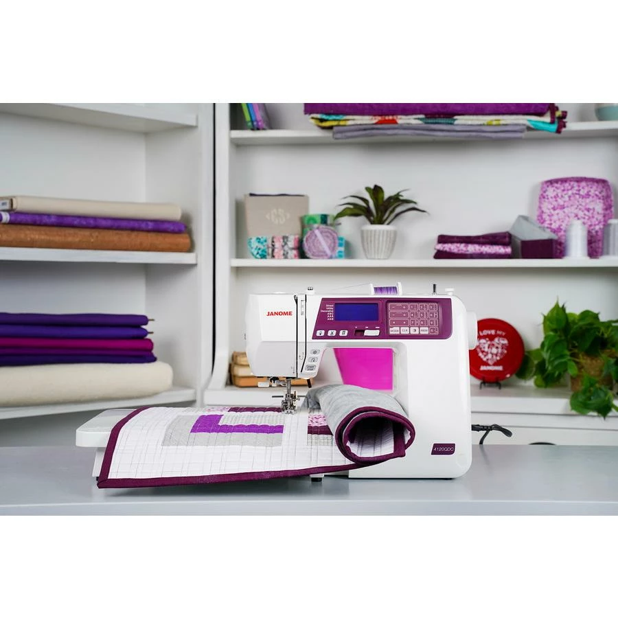 Janome 4120QDC-G Computer Sewing Machine (Purple/Grape Color) 14 Janome 4120QDC-G Computer Sewing Machine (Purple/Grape Color) - Image 14