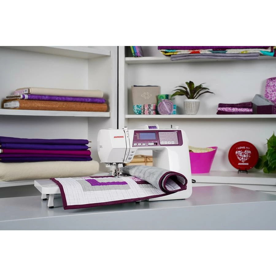 Janome 4120QDC-G Computer Sewing Machine (Purple/Grape Color) 15 Janome 4120QDC-G Computer Sewing Machine (Purple/Grape Color) - Image 15