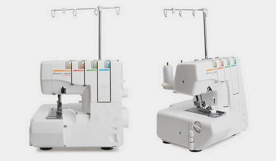 Husqvarna Viking Amber S100 Serger Machine 2 Husqvarna Viking Amber S100 Serger Machine - Image 2