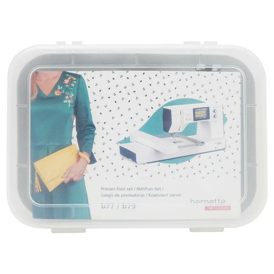 Bernette 8 Sewing Quilting Presser Feet Set For B77/b79 2 Bernette 8 Sewing Quilting Presser Feet Set For B77/b79 - Image 2
