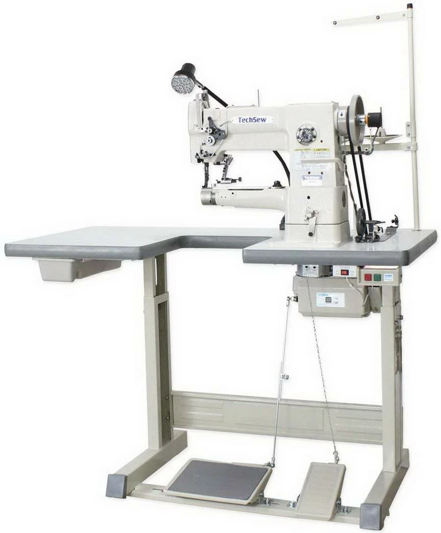 Techsew 2600 Pro Narrow Cylinder Industrial Sewing Machine With Assembled Table And Motor 2 Techsew 2600 Pro Narrow Cylinder Industrial Sewing Machine With Assembled Table And Motor - Image 2