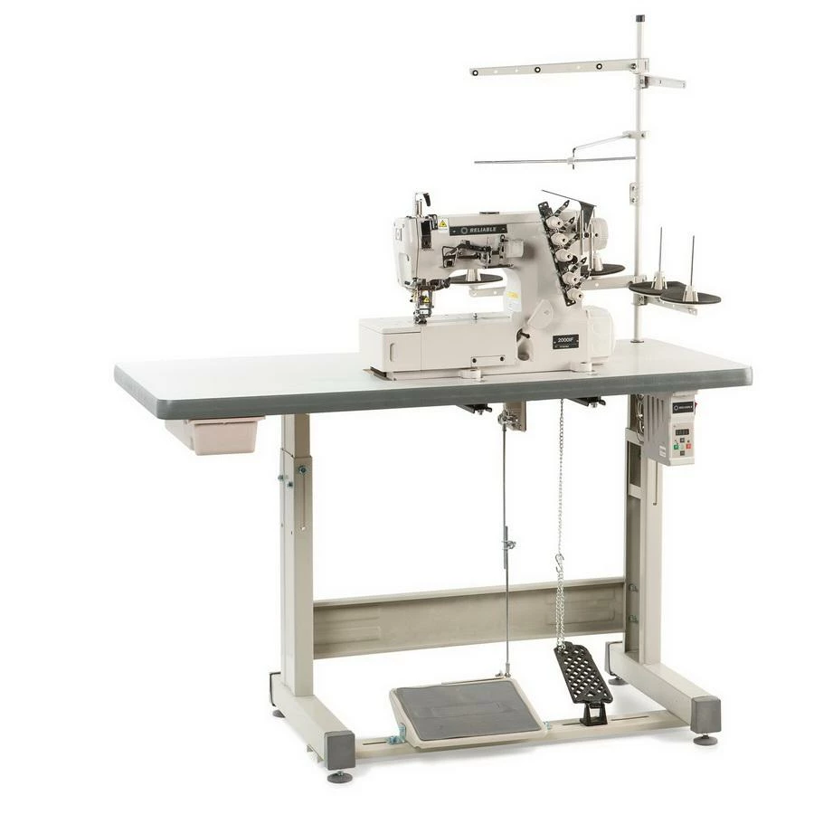 Reliable 2100IF Flat Bed Interlock Direct Drive Motor, Cover Stitch With Assembled Table And Uberlight 3100TL Light Lamp 2 Reliable 2100IF Flat Bed Interlock Direct Drive Motor, Cover Stitch With Assembled Table And Uberlight 3100TL Light Lamp - Image 2