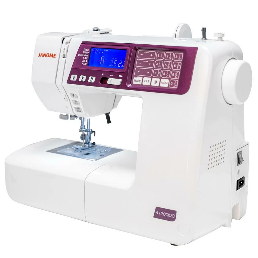 Janome 4120QDC-G Computer Sewing Machine (Purple/Grape Color) 3 Janome 4120QDC-G Computer Sewing Machine (Purple/Grape Color) - Image 3