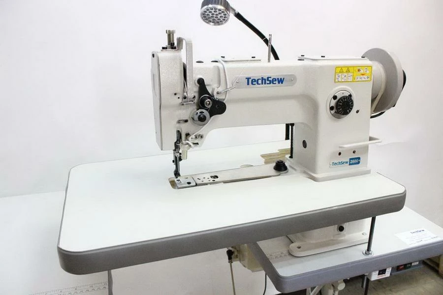 Techsew 2600 Pro Narrow Cylinder Industrial Sewing Machine With Assembled Table And Motor 4 Techsew 2600 Pro Narrow Cylinder Industrial Sewing Machine With Assembled Table And Motor - Image 4