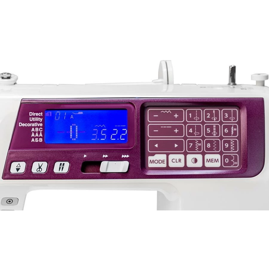 Janome 4120QDC-G Computer Sewing Machine (Purple/Grape Color) 4 Janome 4120QDC-G Computer Sewing Machine (Purple/Grape Color) - Image 4