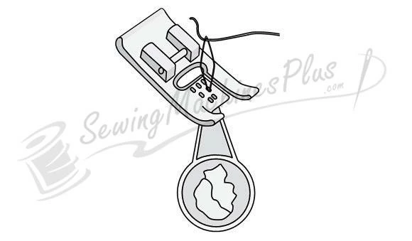 7 Hole Cord Foot & Threader 3 7 Hole Cord Foot & Threader - Image 3