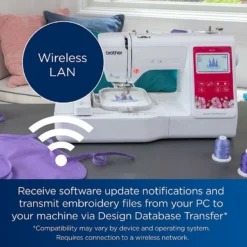 Brother PE545 WLAN Embroidery Machine 17 Brother PE545 WLAN Embroidery Machine -SEWING MACHINE PLUS Shop 6 134