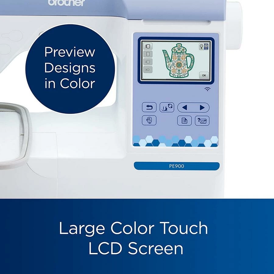 Brother PE900 WLAN Embroidery Machine 6 Brother PE900 WLAN Embroidery Machine - Image 6