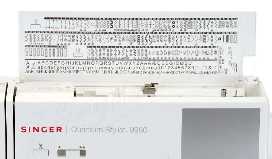 Singer Quantum Stylist 9960 Quilter Sewing Machine W/ FREE Hard Case 6 Singer Quantum Stylist 9960 Quilter Sewing Machine W/ FREE Hard Case - Image 6