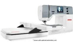 Bernina 750 QE Embroidery, Sewing And Quilting Machine Show Model (Optional Embroidery Unit Available)