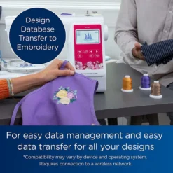 Brother PE545 WLAN Embroidery Machine 19 Brother PE545 WLAN Embroidery Machine -SEWING MACHINE PLUS Shop 8 70