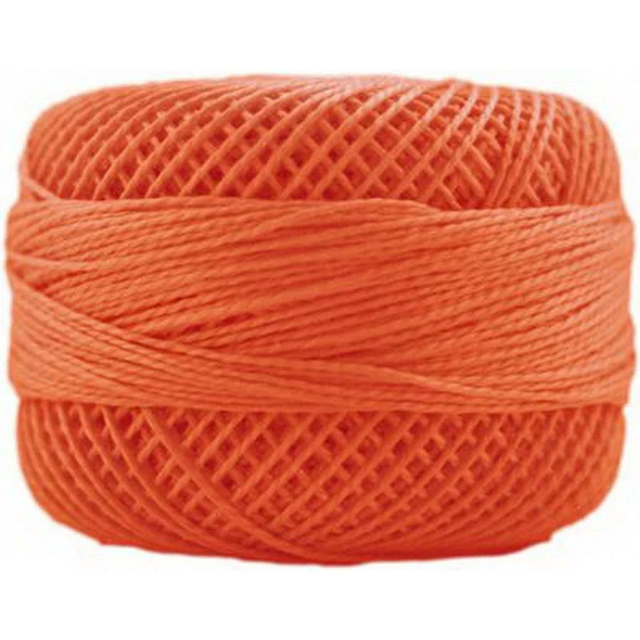 Perle Cotton Sz8 10gm 10ct TANGERINE BOX10 1 Perle Cotton Sz8 10gm 10ct TANGERINE BOX10