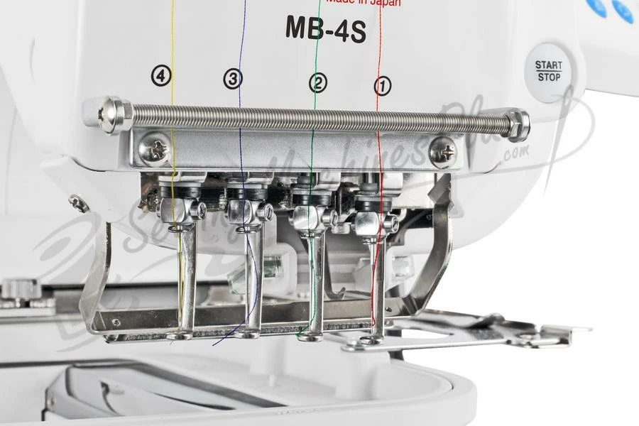 Janome MB-4Se Four-Needle Embroidery Machine With Included Hat Hoop, Lettering Hoops, Embroidery Designs And Free Bonus Package ADD AN ARROW AVA EMBROIDERY CABINET FOR ONLY $699 - VALUED AT $1,399.00! 8 Janome MB-4Se Four-Needle Embroidery Machine With Included Hat Hoop, Lettering Hoops, Embroidery Designs And Free Bonus Package ADD AN ARROW AVA EMBROIDERY CABINET FOR ONLY $699 - VALUED AT $1,399.00! - Image 8