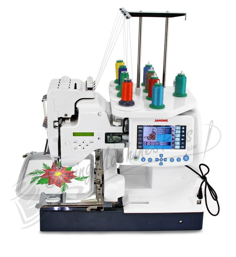 Janome MB-4Se Four-Needle Embroidery Machine With Included Hat Hoop, Lettering Hoops, Embroidery Designs And Free Bonus Package ADD AN ARROW AVA EMBROIDERY CABINET FOR ONLY $699 - VALUED AT $1,399.00! 5 Janome MB-4Se Four-Needle Embroidery Machine With Included Hat Hoop, Lettering Hoops, Embroidery Designs And Free Bonus Package ADD AN ARROW AVA EMBROIDERY CABINET FOR ONLY $699 - VALUED AT $1,399.00! - Image 5