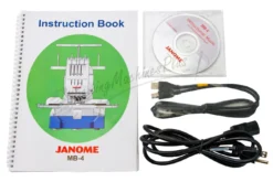 Janome MB-4Se Four-Needle Embroidery Machine With Included Hat Hoop, Lettering Hoops, Embroidery Designs And Free Bonus Package ADD AN ARROW AVA EMBROIDERY CABINET FOR ONLY $699 - VALUED AT $1,399.00! 25 Janome MB-4Se Four-Needle Embroidery Machine With Included Hat Hoop, Lettering Hoops, Embroidery Designs And Free Bonus Package ADD AN ARROW AVA EMBROIDERY CABINET FOR ONLY $699 - VALUED AT $1,399.00! -SEWING MACHINE PLUS Shop IMG 5903