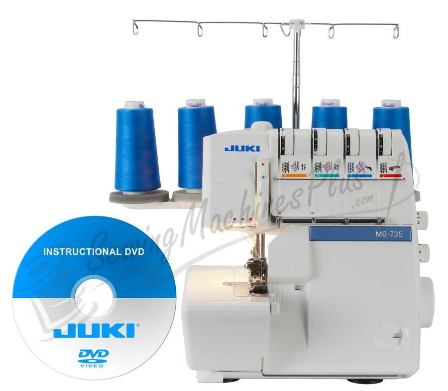 Juki MO-735 2-Needle, 2/3/4/5 Thread Serger Overlock Machine 1 Juki MO-735 2-Needle, 2/3/4/5 Thread Serger Overlock Machine