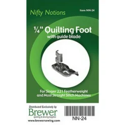 FOOT 1/4in Quilting 221 Singer With Blade