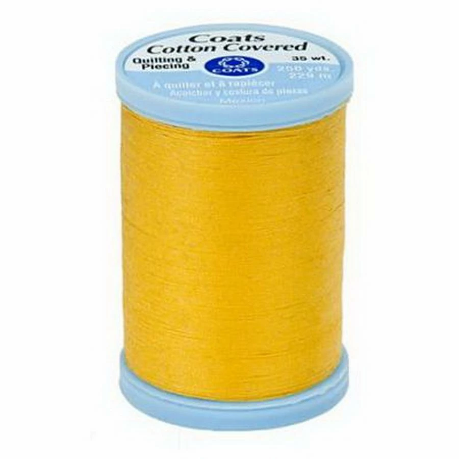 Coats & Clark Coats Cotton Covered Thread 250yds Spark Gold (Box Of 3) 1 Coats & Clark Coats Cotton Covered Thread 250yds Spark Gold (Box Of 3)