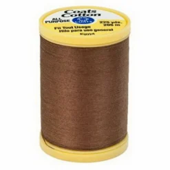 Coats & Clark Coats Cotton 225yds 3/Box Summer Brown (Box Of 3)