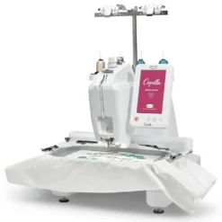 Baby Lock Capella Single Needle Free Arm Embroidery Machine FREE CONTINUOUS BORDER HOOP & NARROW SUPPORT TABLE VALUED AT $527.98!