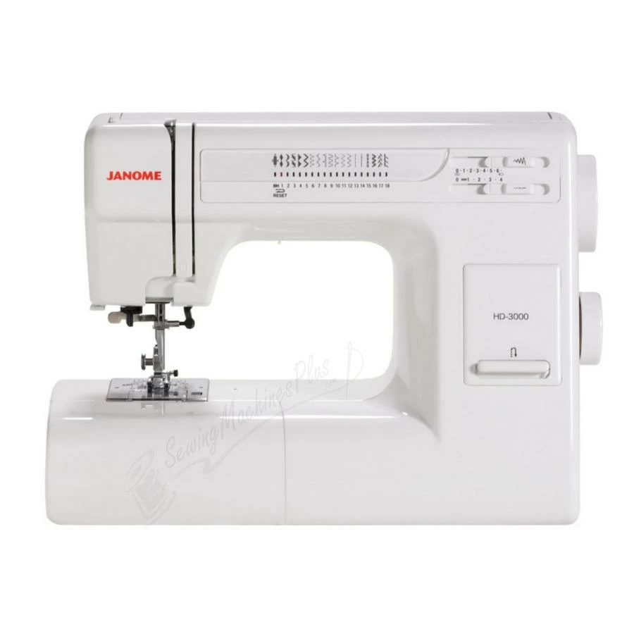 Refurbished Janome HD3000 Heavy Duty Mechanical Sewing Machine 1 Refurbished Janome HD3000 Heavy Duty Mechanical Sewing Machine
