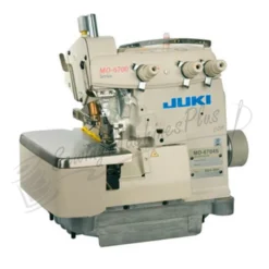 Juki MO-6704-150 Pearl 1.6mm Rolled Hem 3-Thread High-speed Overlock / Safety Stitch Industrial Serger Includes Table And Servo Motor (Table Comes Assembled)